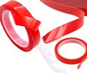 Taśma dwustronna samoprzylepna akrylowa montażowa transparentna mocna 6mm x 3m