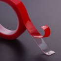 Taśma dwustronna samoprzylepna akrylowa montażowa transparentna mocna 6mm x 3m